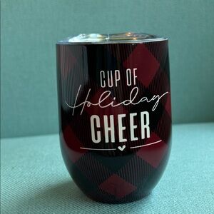 Maurices 2021 Holiday Cheer Plaid Tumbler